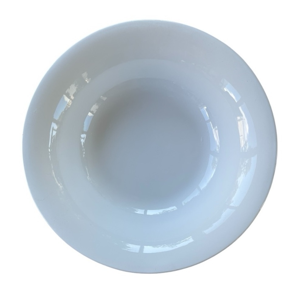 Pottery Barn Large White Ceramic Pasta Bowl | Made in Italy | 13.5” Serving Bowl